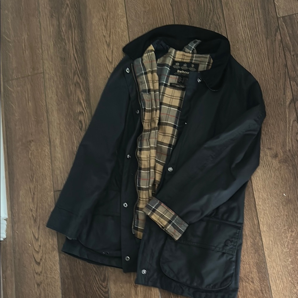 Barbour Navy Beadnell Waxed Cotton Jacket - Women’s